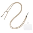 thumbnail image 1 of Unique Bargains Phone Lanyard with Transparent Lanyard Patch, Gold, 1 Count, 1 of 5
