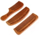 thumbnail image 3 of Peine de madera de flor de durazno, juego de peines de regalo para cabello estático grande, peine de madera con logotipo, 3 of 5