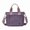 Purple, variant on Small Nylon Tote Bag for Women Lightweight Crossbody Tote Handbag with Long Strap for Daily, Work, College & Travel