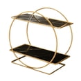 thumbnail image 2 of Organizador de encimera de baño, estante de almacenamiento de maquillaje, estante de ducha moderno y versátil Negro, 2 of 9
