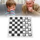 thumbnail image 1 of Juego De Damas, Juego De Mesa Educativo Portátil Plegable De Cuero PU Para Niños Y Adultos, 1 of 7