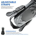 CAPAS Snorkel Fins, Swim Fins Travel Size Short Adjustable for