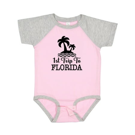 

Inktastic First Trip to Florida Vacation Gift Baby Boy or Baby Girl Bodysuit