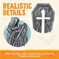 thumbnail image 3 of Joyfy 17" Halloween Decorations Outdoor Tombstones,5 Pack Halloween Graveyard Foam Headstones Decor with 12 Metal Stakes for Prop Cemetery Yard Lawn Decorations,Party Supplies, 3 of 9