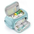 thumbnail image 4 of GBAYXJ Big Capacity Pencil Case High Large Storage Marker Pen Case Travel Simple Stationery Bag For Sch+ool College Organizer Te+ens Gir+ls Adults Stud+ents, 4 of 5