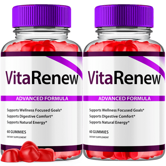 VitaRenew ACV Gummies 1000MG Apple Cider Vinegar Supplement 120 Gummies