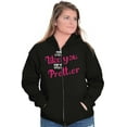 thumbnail image 3 of You Only Prettier Country Attitude Zip Hoodie Sweatshirt Women Brisco Brands S, 3 of 5