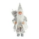 thumbnail image 4 of Colección de adornos de escritorio de figuras de Papá Noel de Navidad Figura de Papá Noel de pie Papá Noel Sostenga la campana de plata, 4 of 9