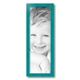 thumbnail image 2 of ArtToFrames 7" x 21" Aqua Picture Frame, 7x21 inch Green Wood Poster Frame (WOM-4428), 2 of 8