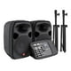 thumbnail image 1 of Kit Mezcladora Bluetooth Steren BAF-520BT + 2 Bocinas 10' + Tripies, 1 of 5