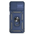 thumbnail image 6 of JTCASES for Motorola Moto G Power 2023 Case, Heavy Duty Protection Magnetic Car Mount Rotating Stand [Slide Camera Window] Rugged Shockproof Anti-fall Shell, Blue, 6 of 8