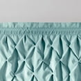 thumbnail image 3 of VCNY Home Carmen Blue Solid Color Rod Pocket Light-Filtering Curtain Valance, 60" x 20", 3 of 5