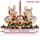 thumbnail image 4 of Ounissouiy Adorno de resina colgante para árbol de Navidad, pared de chimenea, decoración de centro comercial de Hotel, colgante decorativo de Kits de decoración para fiestas 5 animales, 4 of 6