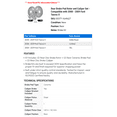 thumbnail image 2 of Rear Brake Pad Rotor and Caliper Set - Compatible with 2008 - 2009 Ford Taurus X, 2 of 2