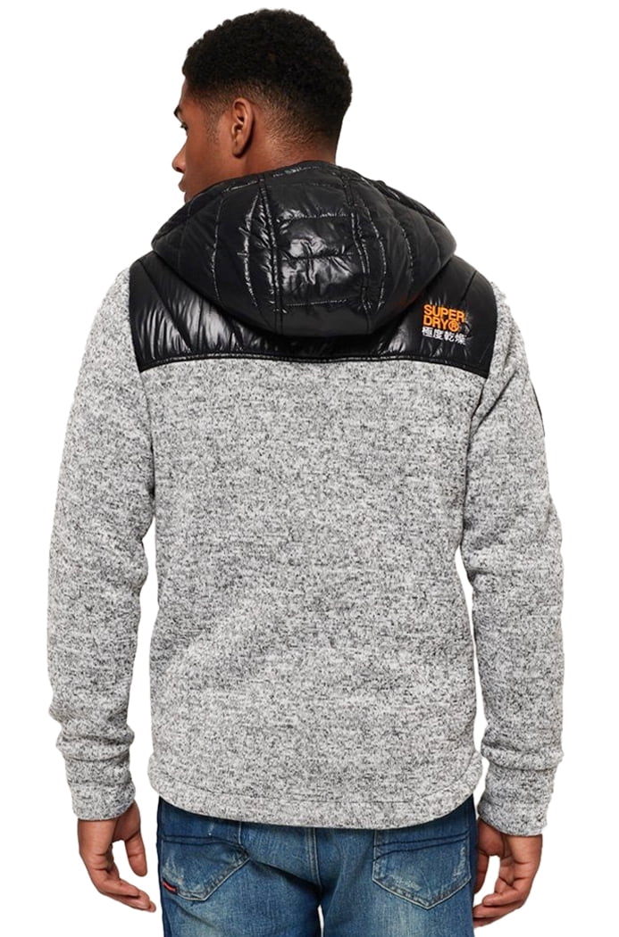 storm ombre hybrid zip hoodie