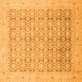 thumbnail image 1 of Ahgly Company Indoor Square Oriental Orange Traditional Area Rugs, 4' Square, 1 of 4