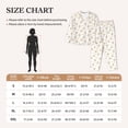 thumbnail image 4 of Sikiie Gold Snowflake Stripes Pajamas for Women Set, Womens Pajama Sets, Lounge Sets for Women, 2pjs for Women-XX-Large, 4 of 7