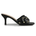 thumbnail image 2 of Women's Square Stud Single Strap Sandals, 2 of 2