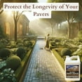 thumbnail image 2 of GET SERIOUS Paver Sealer Super Strong Concrete Paver Sealer and Sand Lock All-in-One. Water Based Wet Look Sealant for Cement, Brick, Natural Stone, Slate, Bluestone, Patio, Driveway. (4 Ounce), 2 of 8