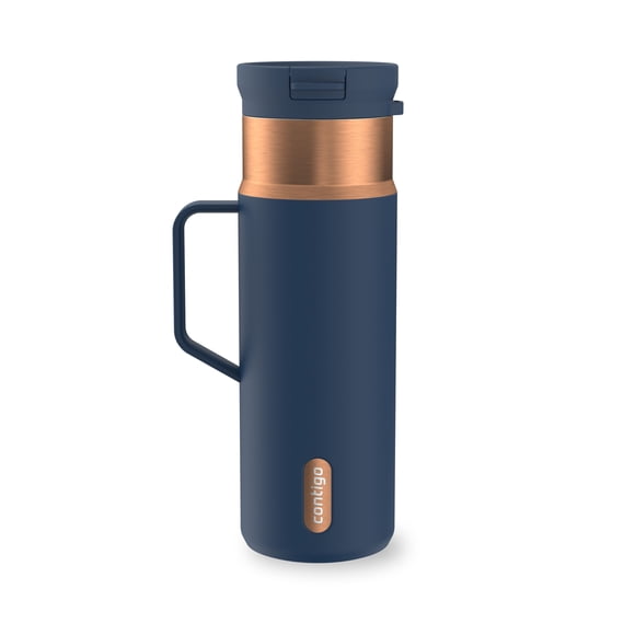 Contigo SnapSeal Insulated Stainless Steel Water Bottle with Side Handle, 20 oz (591 ml) – Leak-Proof, BPA-Free, Lead-Free, Dishwasher Safe
