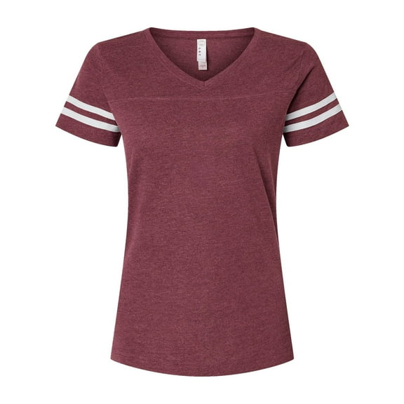 Ladies Football Fine Jersey T-Shirt 3537