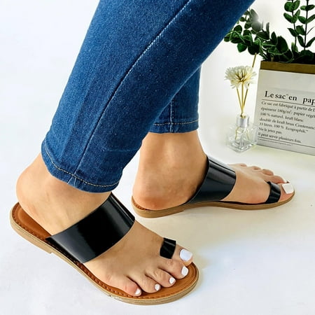 

HIBRO Women Slippers Slides Ladies Flat Sandals Flip Flops Sandals For Women Summer Shoes Roman Sandals