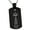 Black, variant on Stainless Steel Sacred Lotus Unalome Engraved Dog Tag Pendant Necklace
