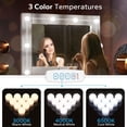 thumbnail image 4 of Luces LED para tocador Bairth con 10 bombillas, USB, 3 colores, 4 of 7