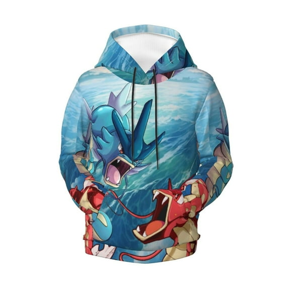 Gyarados Graphic Hoodies for Teen Boys Girls, Novelty Long Sleeve Pullover Hoodie Casual Kids Hooded Sweatshirts With Pockets