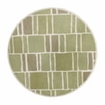 thumbnail image 2 of SAFAVIEH Martha Stewart Blocks Geometric Wool Area Rug, Green/Ivory, 8' x 10', 2 of 4