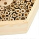 thumbnail image 4 of Maison d'abeilles en bois décorative à suspendre, hôtel à insectes pour fournitures de jardin, 4 of 4
