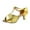 Gold, variant on Women'S Chunky Heel Sandals Women's Color Fashion Prom Ballroom Latin Dance Shoes Sandals Women's Block Heel Ankle Strap Heeled Sandals
