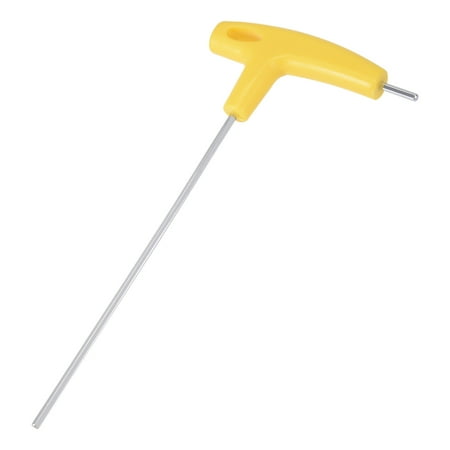 

3mm Metric Long Arm T-Handle Hex Key Wrench Chrome Finish