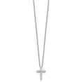 thumbnail image 2 of Auriga Fine Jewelry 10K White Gold Diamond Cross Necklace for Women 18", 2 of 5