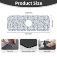 thumbnail image 2 of Sikiie Dock Rudder Splash Guard for Sink Faucet-1 PC Super Absorbent Fast Drying Mat Sink Gadgets-Splash Guard for Kitchen, Sink Mat, 2 of 7