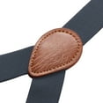 thumbnail image 3 of Buyless Fashion Bretelles en Cuir 2 Pack pour Hommes - 48 Pouces Sangles Élastiques Réglables 1 Pouces - Forme Y, 3 of 7