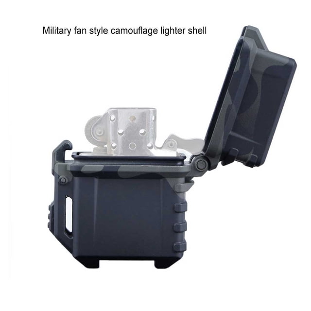 Traveling Hiking Lighter Storage Case Removable Lighters Cover Hiking Lighter Storage Case Shell Protector Box Outdoor Equipment Accessories CP
