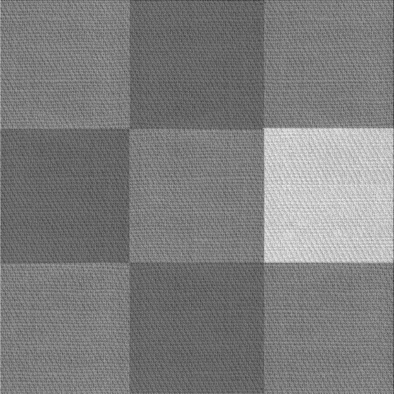 Ahgly Company Indoor Square Patterned Carbon Gray Area Rugs, 8' Square