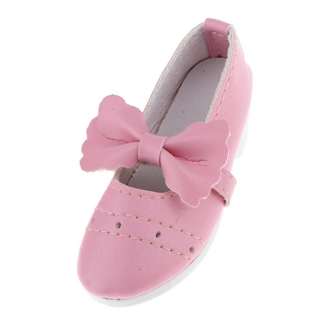 1/3 BJD Lovely Princess Doll Leather Single Shoes Para Night Lolita DIY Making Rosado perfke BJD Girl Dolls Shoes
