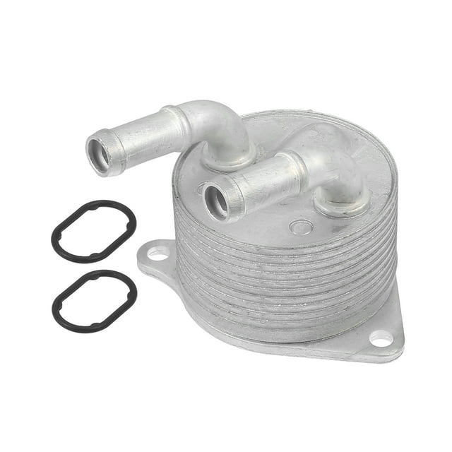 Enfriador de aceite de transmisión Enfriador de aceite de caja para Mini Cooper 2014-2022 Aluminio No.24148627861 Tono plateado