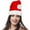 Red Santa Hat Velveteen, variant on PMU Christmas Velvet Elf Hat w/Bells and Fur Ears Red and Green Hats for Adults, Women, Men, Kids, Headwear and Caps Costume, Party Accessories Props, for Plays, Photo Shoots (1/Pkg) Pkg/1