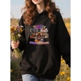 thumbnail image 2 of Scary Cow Theme Halloween Cow Hoodie for Men and Women, Unisex Pullover Hooded Sweatshirt, Comfortable Cotton Poly Blend, Casual Fall Seasonal Outfit, 2 of 5