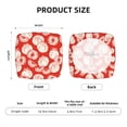 thumbnail image 6 of Lsque Tomatoes Printed Square Couch Cushion Covers, Floral Sofa Cushion Covers Replacement, Stretch Couch Covers for Couch-16.9in, 6 of 9
