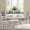 Gray, variant on GAOMON Farmhouse 5 Piece Dining Room Table Set, Wood Kitchen Table Chairs Set,Industrial Style Dining Table and Chairs Set for 4, Kitchen Table Set for Dining Room Kitchen Apartment, Black