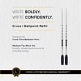 thumbnail image 7 of Cross Ballpoint Refill, Medium Black, 2 per card, (8513-2), 7 of 7