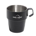thumbnail image 3 of Taza de camping de 300 ml Taza de agua de bebida de doble capa Anti-escaldado para barbacoa de picnic Hugtrwg Para Estrenar, 3 of 9
