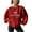 Red, variant on Wancir Womens Fall Long Sleeve Tops Crewneck Fall Shirts for Women Solid Color Waffle Knit Tunic Tops