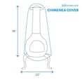 thumbnail image 3 of Chiminea Outdoor Fire Pit Cover, 3 of 5