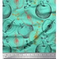 thumbnail image 1 of Soimoi Cotton Cambric Fabric Floral & Sketch Fruits Print Sewing Fabric Yard 56 Inch Wide, 1 of 3