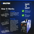 thumbnail image 6 of Biltek Plasma Cutter 50A Dual Voltage 110V/220V Cutting Torch Kit, 1/2 Inch, IGBT Technology, Portable Plasma Cutter Machine, Metal Cutter for Steel, Copper, Aluminum, Brass and Other Metals, 6 of 9